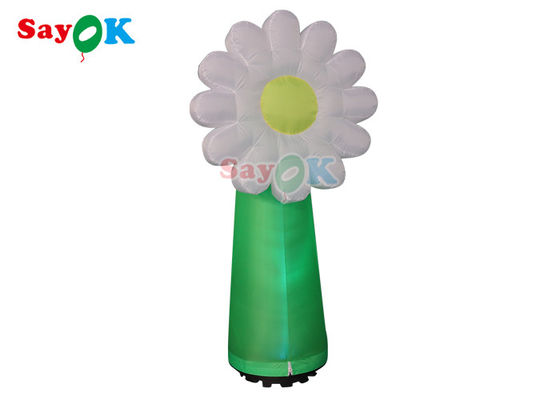 OEM Pvc Inflatable Lighting Decoration Led Flower Model For Advertising