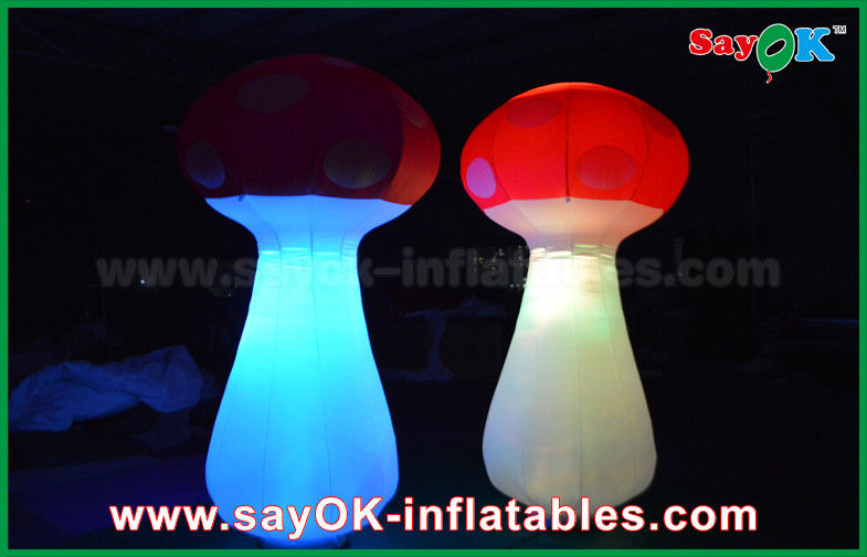 Stage Decoration Giant Inflatable LED Mushroom Lighting For Wedding / Event