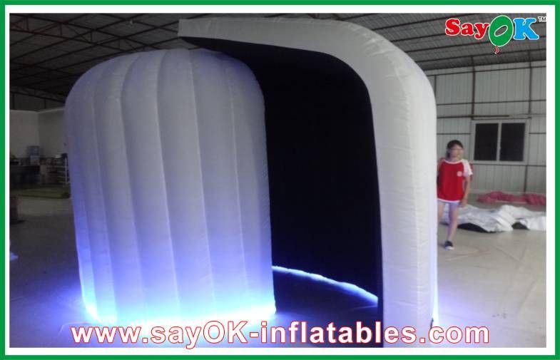 Photo Booth Backdrop 210D Led Lights Strong Oxford Cloth Giant  Custom Inflatable Products