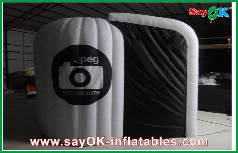 Photo Booth Backdrop 210D Led Lights Strong Oxford Cloth Giant  Custom Inflatable Products