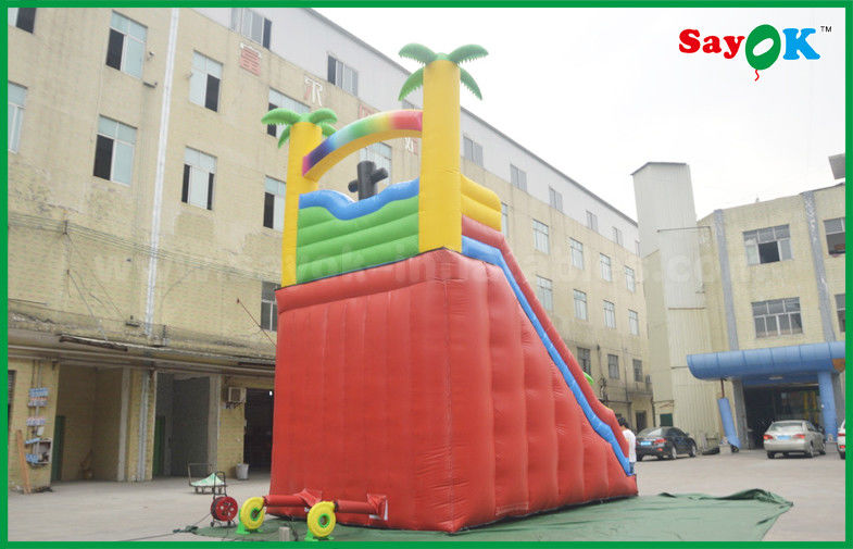 Childrens Inflatable Slide 5 X 8 Giant Outdoor Commercial Inflatable Bouncer Slide Double Slide