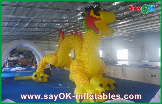 विज्ञापन inflatable कार्टून पात्रों, चीनी पीले ड्रैगन मेहराब