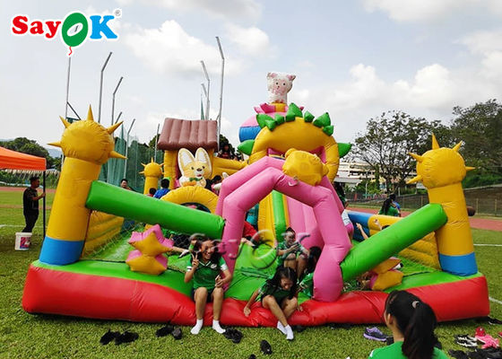 सुरक्षित वाणिज्यिक inflatable बाउंसर बच्चों के लिए खेल का मैदान