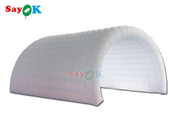 एलईडी के साथ आग प्रतिरोधी हवा से अछूता घटना inflatable सुरंग तम्बू