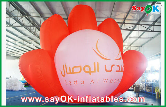 विज्ञापन प्रचार के लिए डीआईए 5 मीटर inflatable पाम एलईडी रोशनी