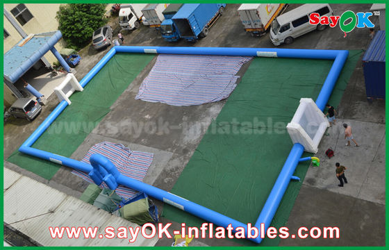 वयस्क पीवीसी टारपौलीन बच्चे आउटडोर के लिए inflatable फुटबॉल / फुटबॉल मैदान कोर्ट