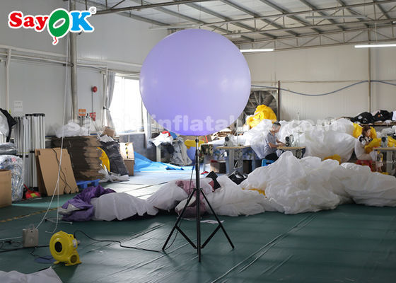गली, पिछवाड़े के लिए inflatable स्टैंड तिपाई गुब्बारा प्रकाश सजावट