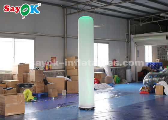 2शादी के लिए.5 मीटर के inflatable ट्यूब कॉलम के साथ एयर ब्लोअर और रिमोट कंट्रोलर