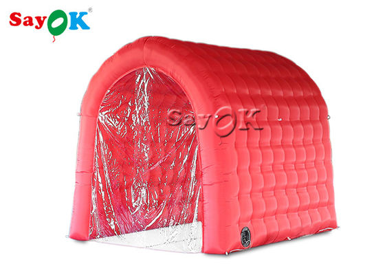 लाल अग्निरोधक कीटाणुशोधन चैनल inflatable चिकित्सा तम्बू