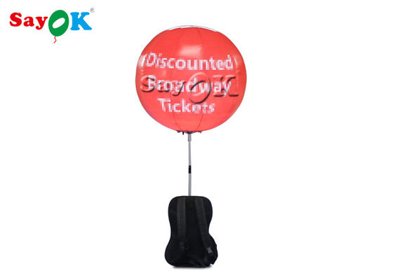0.8m Inflatable Backpack Balloon LED Walking Advertising Ball For Advertising.........................................................................................................................................................................................................................................