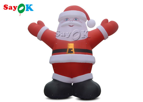 छुट्टी सजावट 6 मीटर पीवीसी inflatable सांता क्लॉस