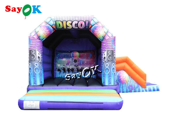 15x18ft Inflatable Disco Dome Bounce House With Slide Digital Printed 15x18ft Inflatable Disco Dome Bounce House with Slide Digital Printed 15x18ft Inflatable Disco Dome डिजिटल प्रिंटेड स्लाइड के साथ बाउंस हाउस