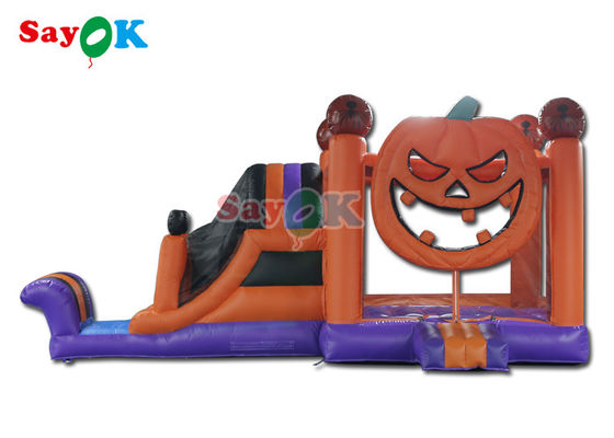 पार्टी के लिए स्लाइड के साथ कद्दू हेलोवीन inflatable उछाल महल inflatable combos