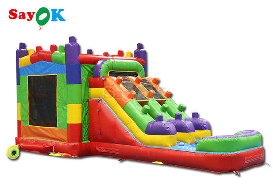 वाणिज्यिक inflatable पानी उछाल विशाल मजेदार पिछवाड़े उछाल घर स्लाइड