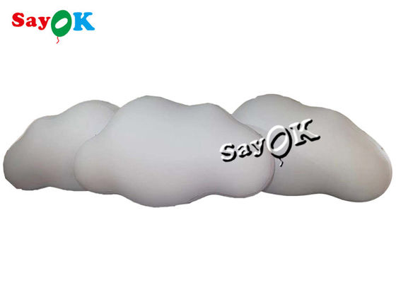 3 मीटर 10 फीट कस्टम inflatable उत्पादों छत लटकती पीवीसी बादल गुब्बारा एलईडी रोशनी के साथ