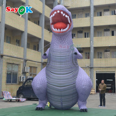 घटना ऑक्सफोर्ड कपड़े inflatable कार्टून inflatable क्रिसमस डायनासोर विज्ञापन मॉडल