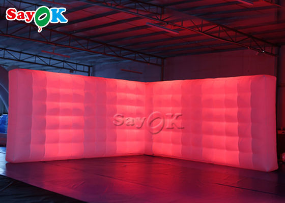 कस्टम मेड पार्टी एलईडी लाइट 5x2.5mH inflatable एयर वॉल