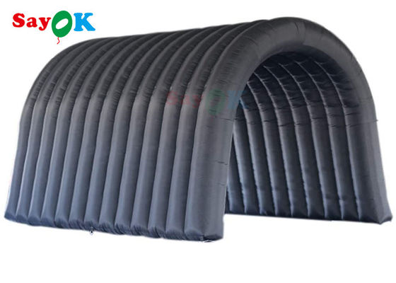 गतिविधि प्रदर्शनियों के लिए बहुक्रियाशील ग्रोन ब्लैक inflatable सुरंग तम्बू