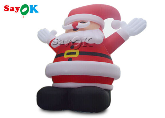विज्ञापन के लिए 10 मीटर क्रिसमस inflatable सांता मॉडल