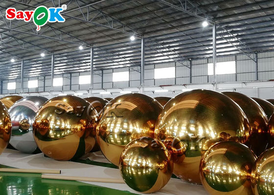 पार्क विज्ञापन 3.5 मीटर inflatable दर्पण गेंद