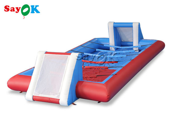 10x5m 30x15ft पोर्टेबल inflatable खेल खेल ब्लोअर के साथ फुटबॉल मैदान